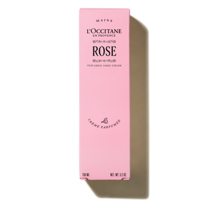 Rose perfumed hand cream