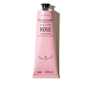 Rose perfumed hand cream
